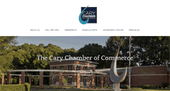 Desktop Screenshot of carychamber.com